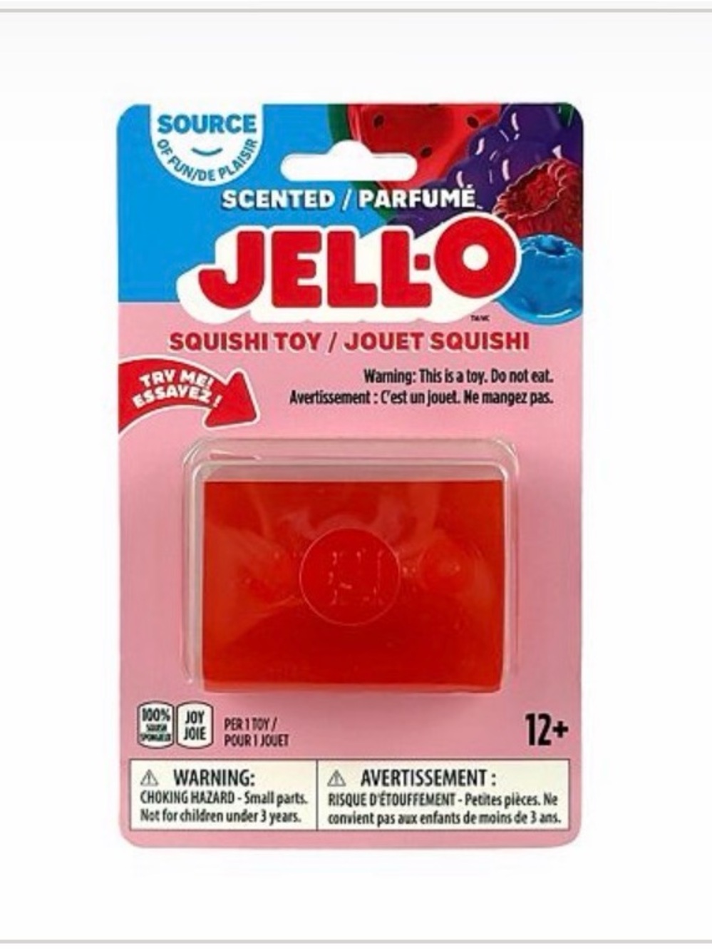 JELL-O Red Scented Squishi Toy